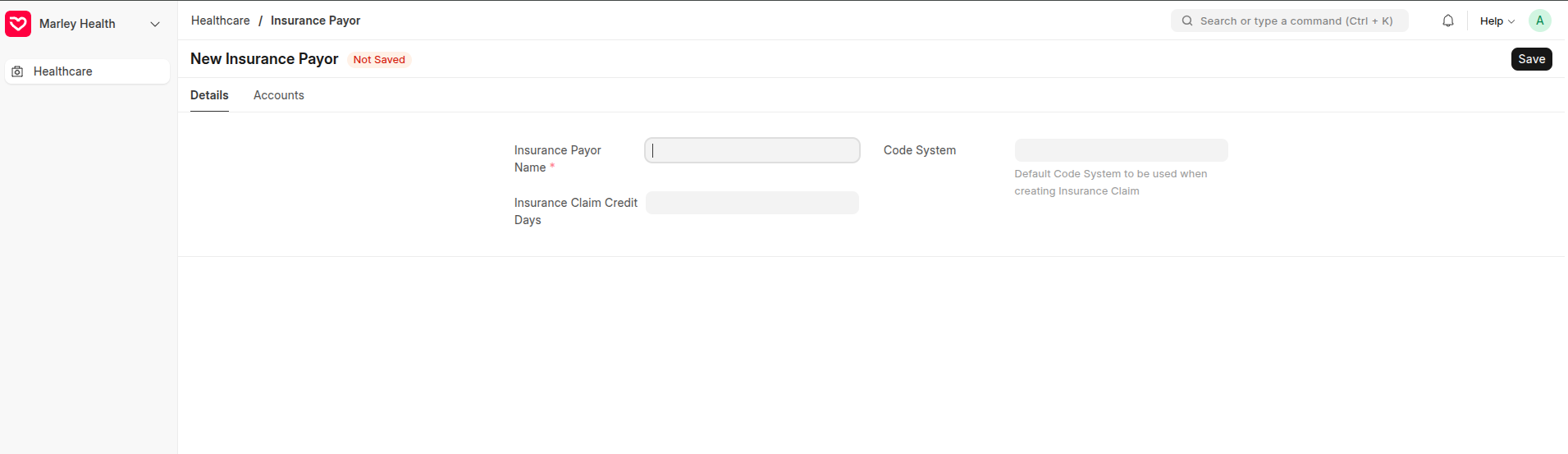 Insurance Payor