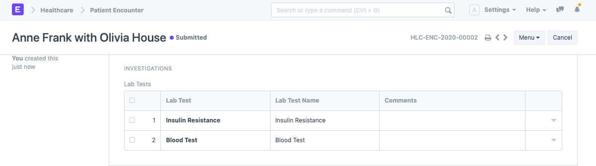 Lab Test